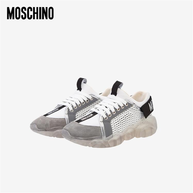 Moschino /莫斯奇诺经典女士泰迪熊运动鞋 In Multi