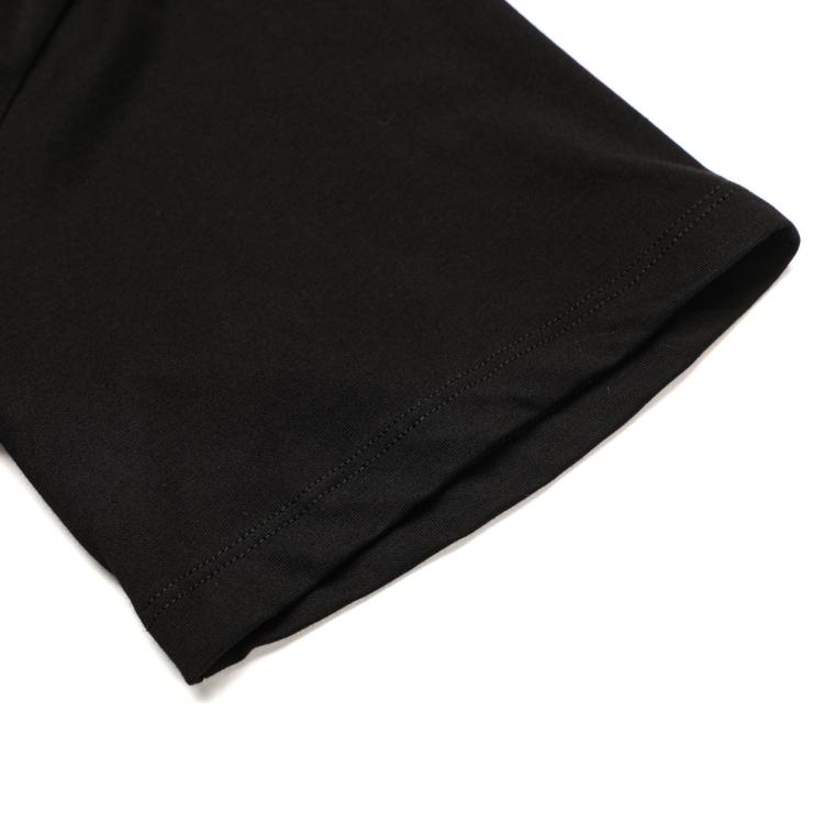 Armani Exchange 【纯棉】女士经典棉质透气简约字母logo圆领休闲t恤衫 In Black