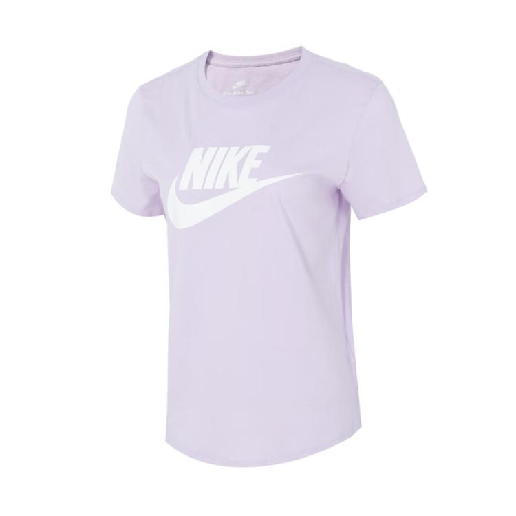 Nike Nsw Club Ss Tee Icn Ftra女子运动t恤 In Purple