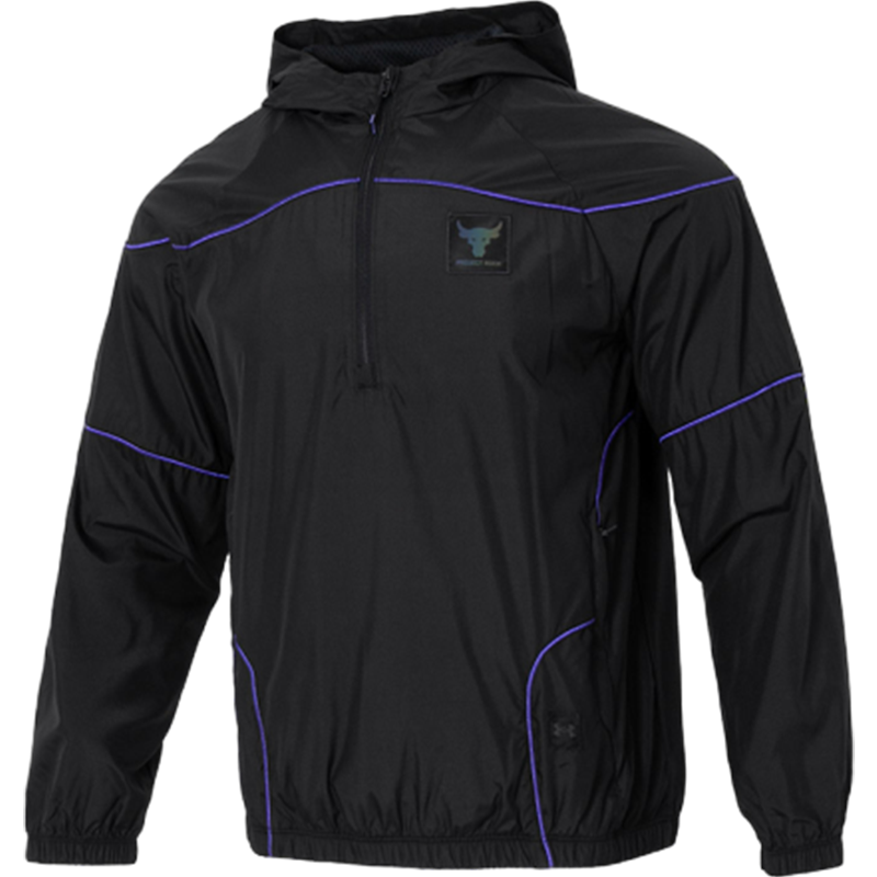 安德玛 男装上衣梭织连帽卫衣休闲训练时尚潮流日常户外出行舒适运动外套 299元