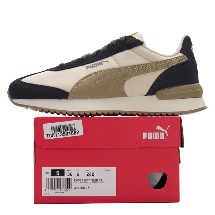 PUMA 彪马 R78 Nylon Retro低帮男鞋女鞋耐磨轻便运动休闲鞋