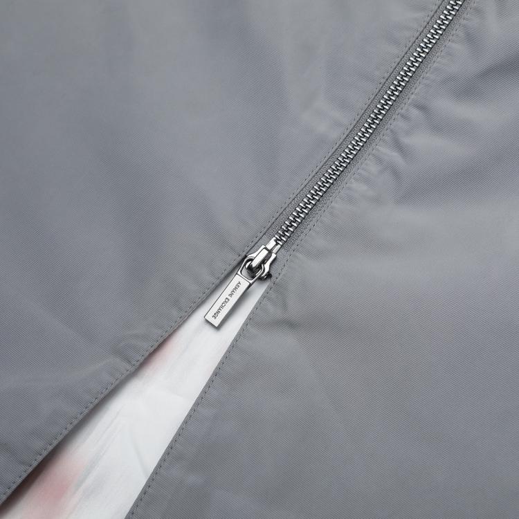 ARMANI EXCHANGE ARMANI EXCHANGE 女式时髦高级设计感防风抽绳中长款棒球领夹克开衫外套