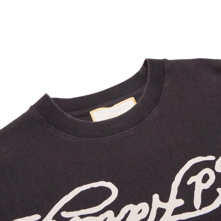 ED HARDY Ed Hardy 轻奢潮牌 拔印水洗男士短袖T恤