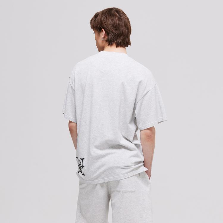 ED HARDY Ed Hardy 轻奢潮牌 男士水洗时尚宽松短袖T恤