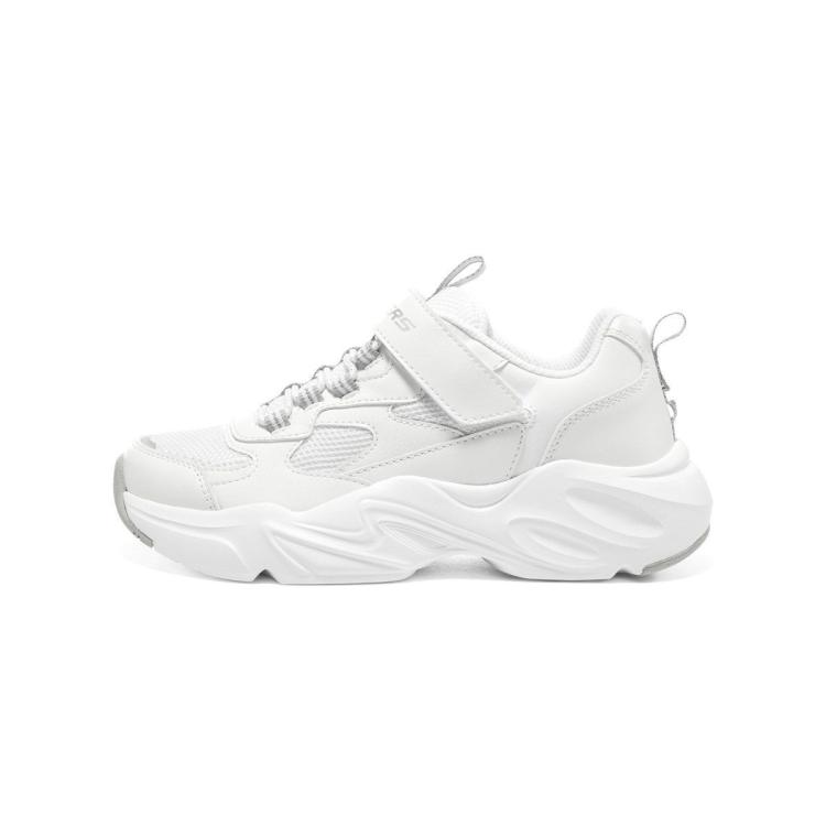 斯凯奇 【熊猫鞋】女中大童|春夏魔术贴儿童板鞋老爹鞋舒适休闲运动