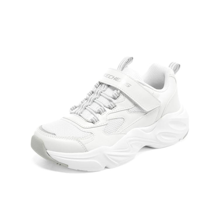 斯凯奇 【熊猫鞋】女中大童|春夏魔术贴儿童板鞋老爹鞋舒适休闲运动