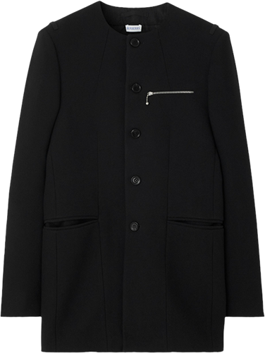 BURBERRY ������ͨ�ڡ���ʽ��������ë�߶˴�ɫ�����Բ�쳤������