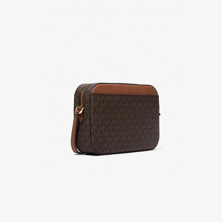 MICHAEL KORS MK迈克高仕 Jet Set 女士大号老花斜挎单肩相机包