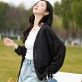 班尼路 爆款慵懒开衫外套女纯色简约针织长袖女气质百搭休闲显瘦轻薄上衣 图片 6