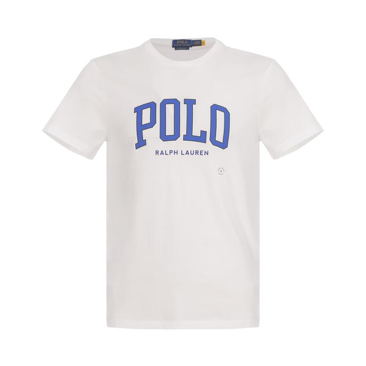 ★POLO RALPH LAUREN★ White Collection Custom Slim Fit Logo Polo Ralph Lauren Custom Slim Fit Tee White at CareOfCarl.com