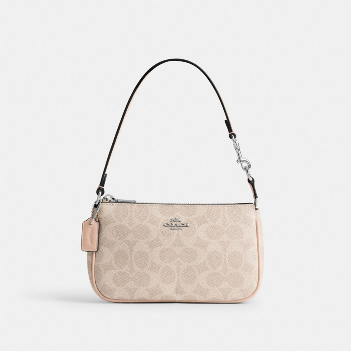 COACH 【全国联保】蔻驰 Nolita19小号老花手提麻将包