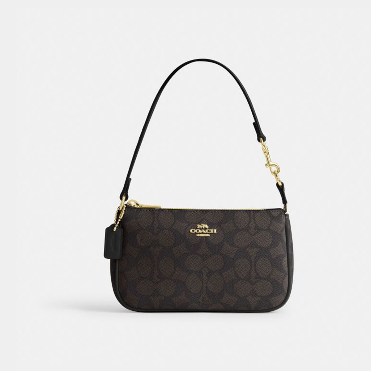 COACH 【全国联保】蔻驰 Nolita19小号老花手提麻将包