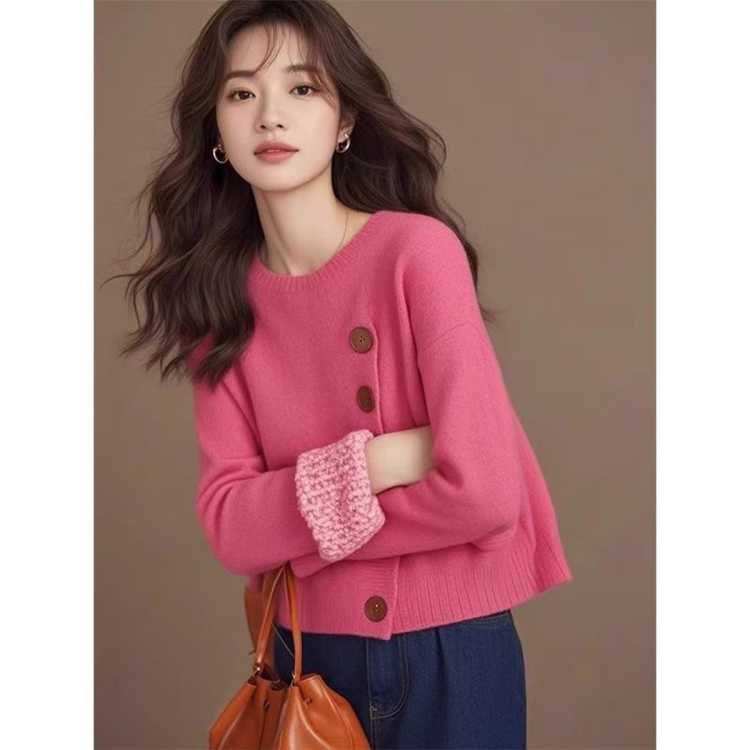 �ز� �ﶬ��ŮʿԲ����֯�� ���ɴ�ɫ�ٴ���ͷë�� ����ʱ������ 117Ԫ