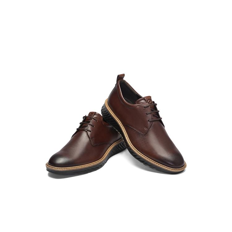 ECCO 【入会满减100】德比鞋商务皮鞋男英伦真皮低帮鞋836404