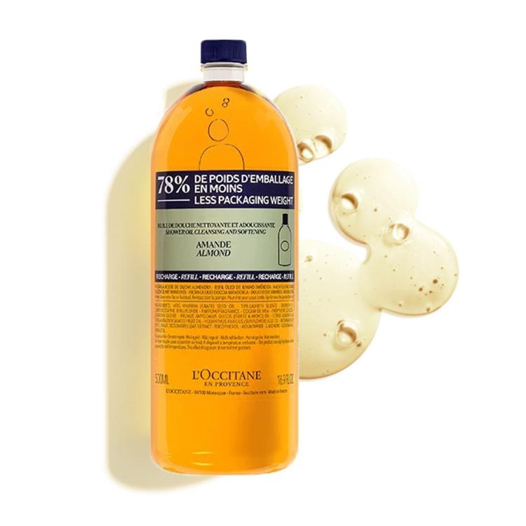 L'OCCITANE 欧舒丹甜扁桃紧致沐浴油 清洁滋润紧致芬芳