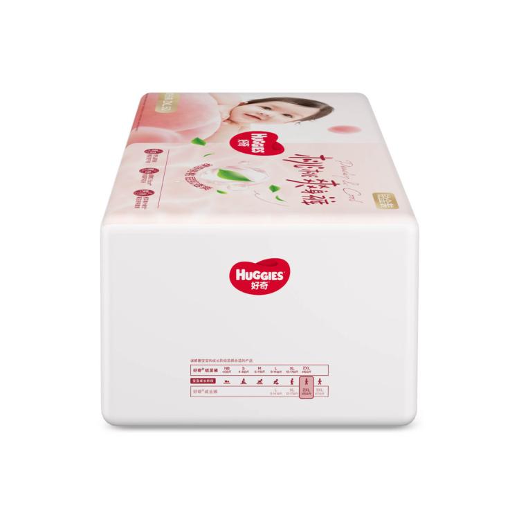 好奇 铂金装桃桃裤成长裤拉拉裤L100/XL84/XXL100/3XL46片新老随机