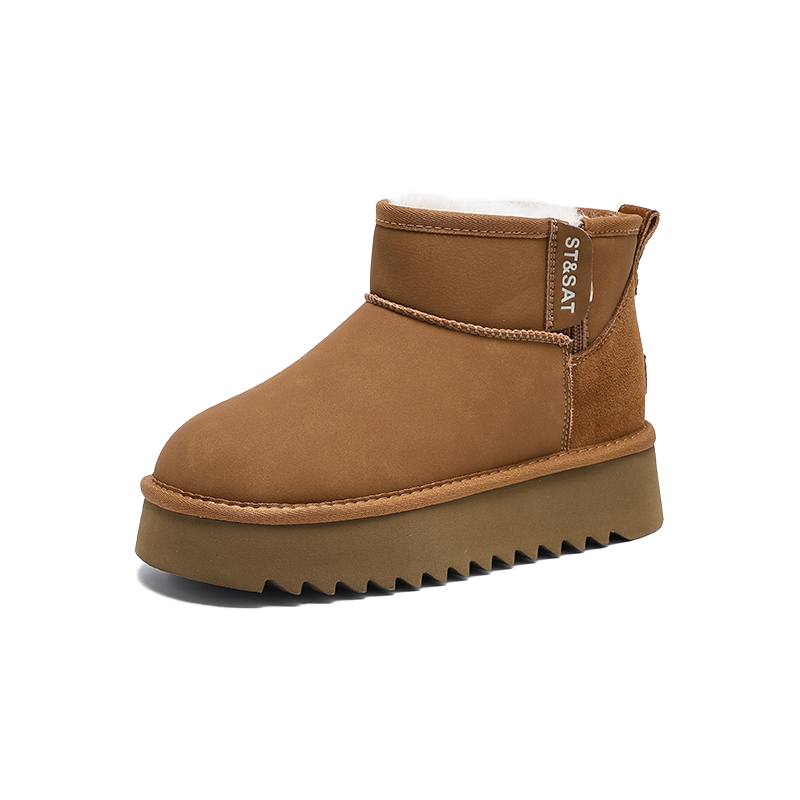 ST&SAT ��ë�������������ѩ��ѥŮ�����Ӻ�ůС�����Ը߷�����ѥ 242Ԫ