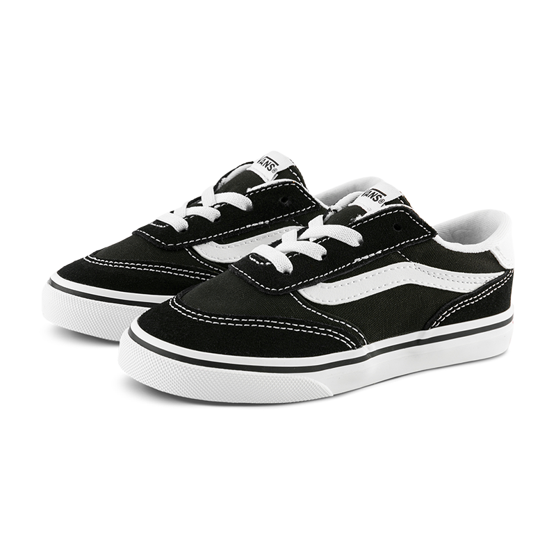 VANS �ٷ�Ʒ��ֱ�� Brooklyn LS Slip-On��ɫһ�ŵ�Сͯ��Ь 139Ԫ