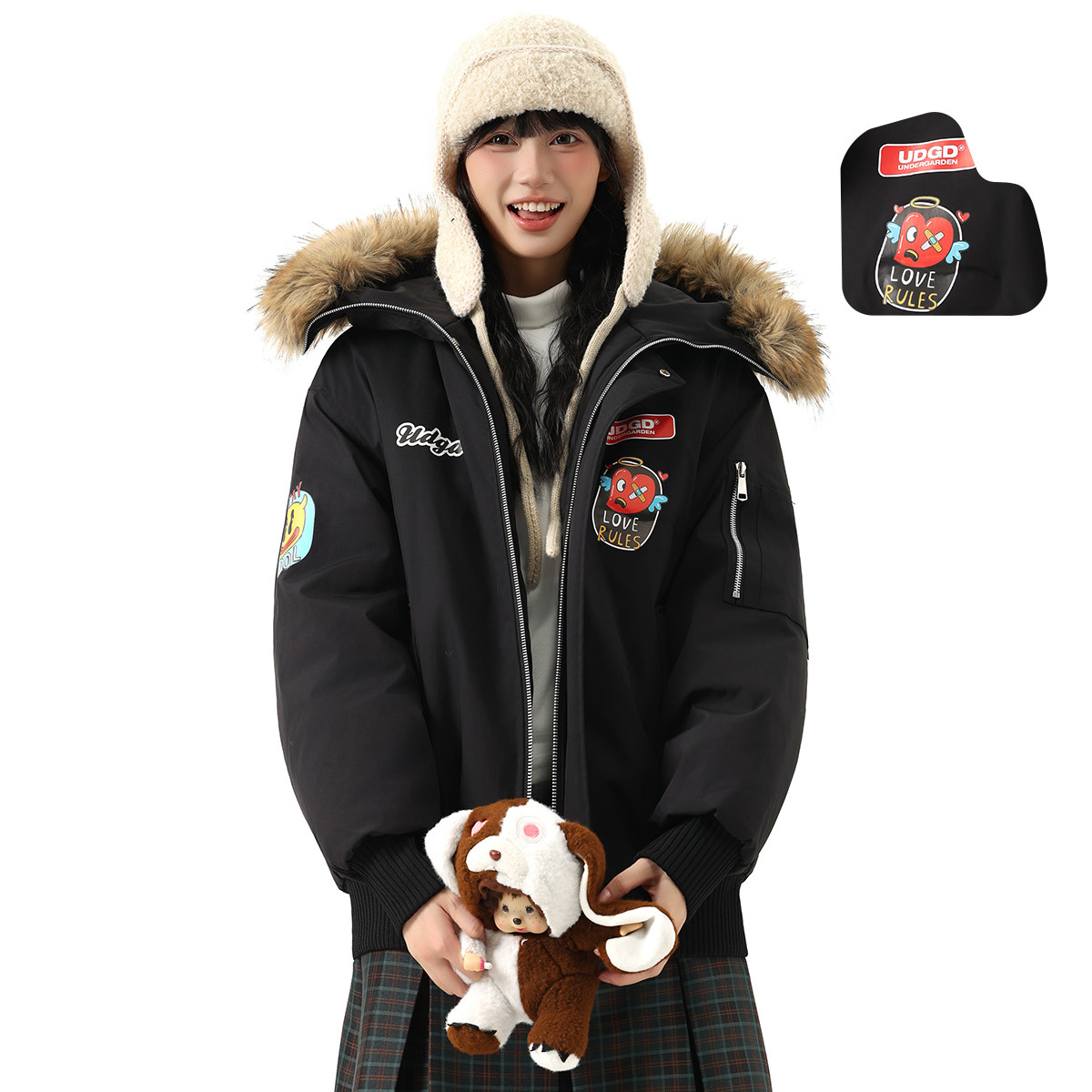 i.t it ��Ůͬ�� �ɲ�жë�칤װ��ñ�ɿ˷� ѧԺ����ɼӺ�������� 239Ԫ