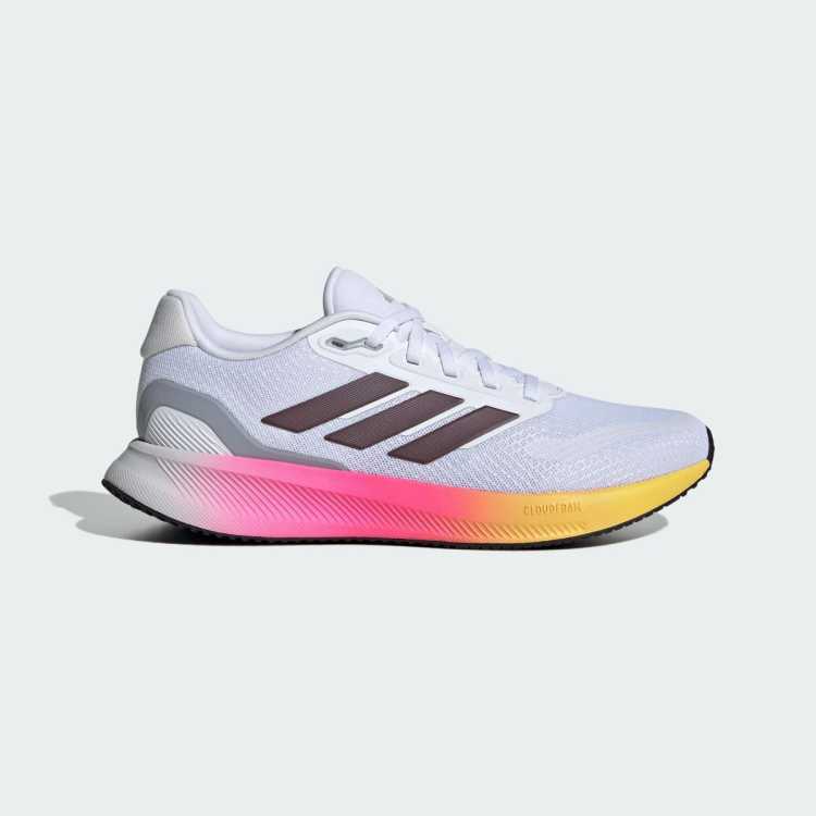adidas Ů��RUNFALCON 5 �ܲ�Ь ����͸����ĥ �ٴ��˶�Ь 198Ԫ