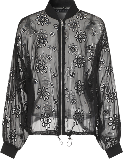 ZARA �����οջ���ŮʽС�ڸ������з�͸���ᱡ��俪������