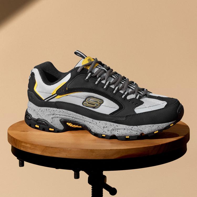 斯凯奇 【D'LITE机甲鞋】男鞋运动休闲鞋老爹鞋男跑步鞋缓震春夏