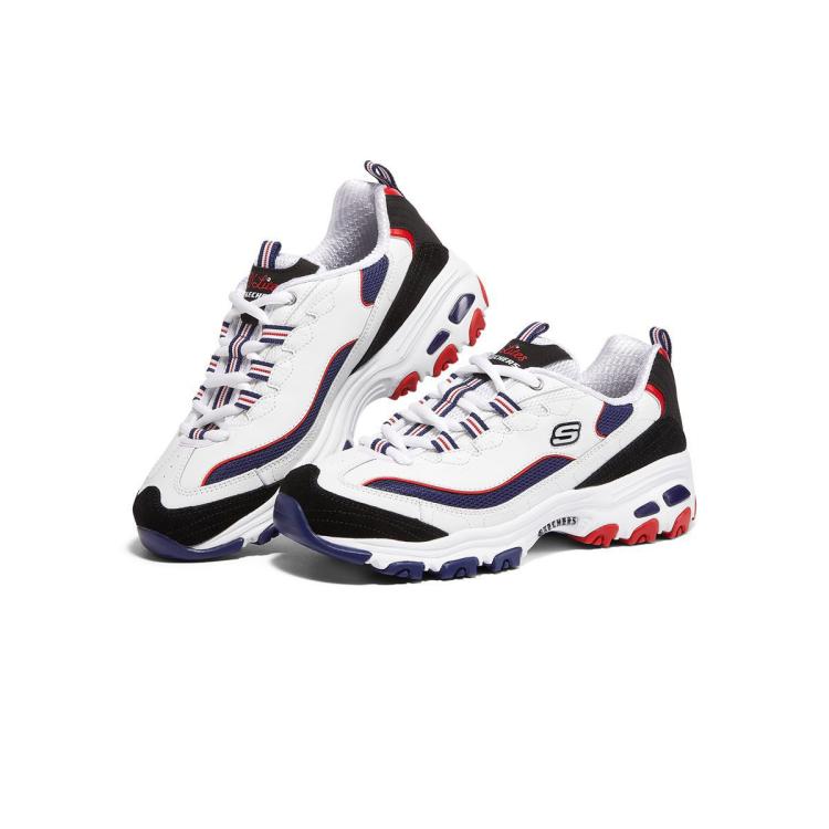 斯凯奇 【D'LITES熊猫鞋】女鞋学院女老爹鞋女运动休闲鞋缓震春夏