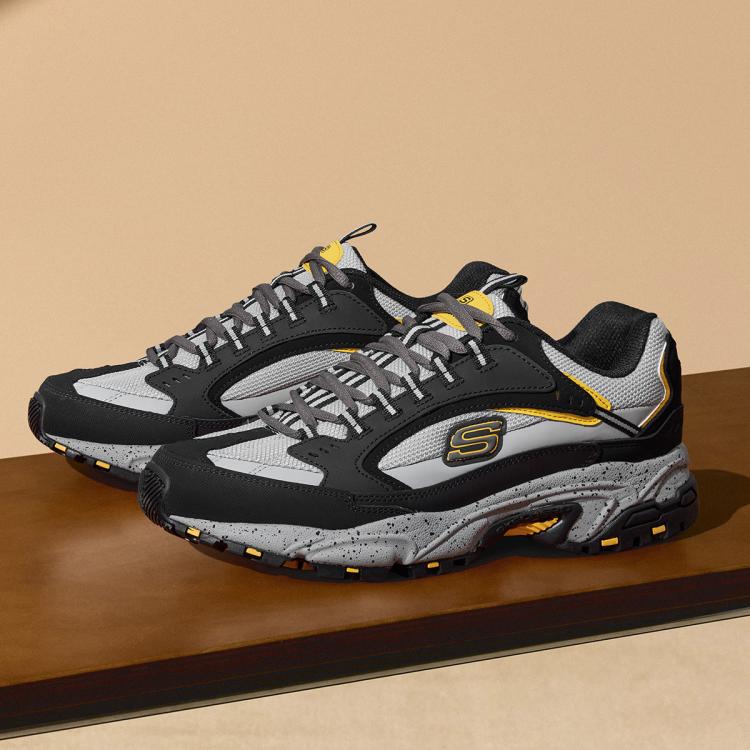斯凯奇 【D'LITE机甲鞋】男鞋运动休闲鞋老爹鞋男跑步鞋缓震春夏