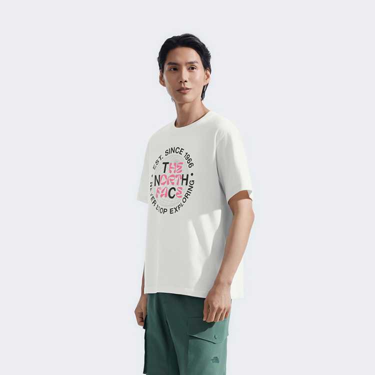 The North Face 北面【新】短袖T恤情侣款户外舒适头圆领半袖8DEX