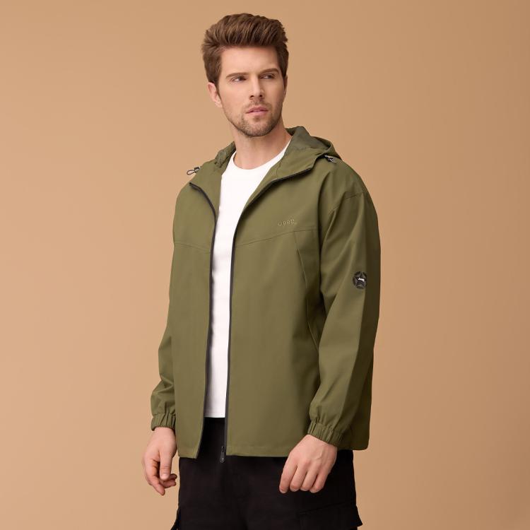 JEEP 【潮流时尚】春季潮牌字母刺绣休闲百搭户外出游防风便携运动外套