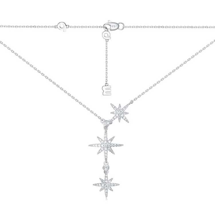 apm MONACO 明星同款Baby六芒星925银项链甄选好礼送女友AC5890OX