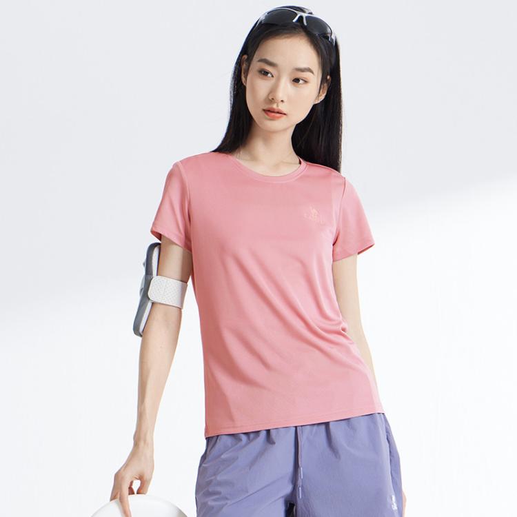 骆驼 【速干】夏季半袖运动健身冰爽透气上衣短袖t恤男士女士情侣款