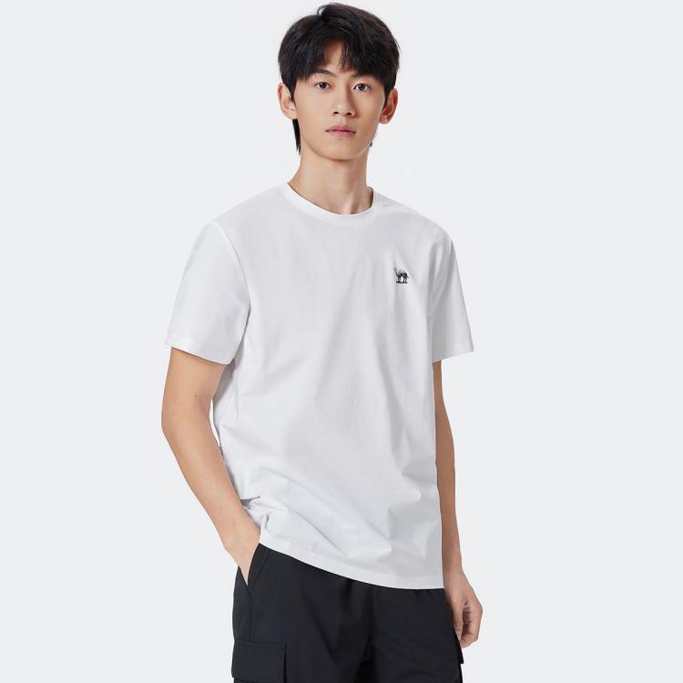 骆驼 2026夏季速干轻薄透气纯色圆领短袖t恤男t恤女情侣款