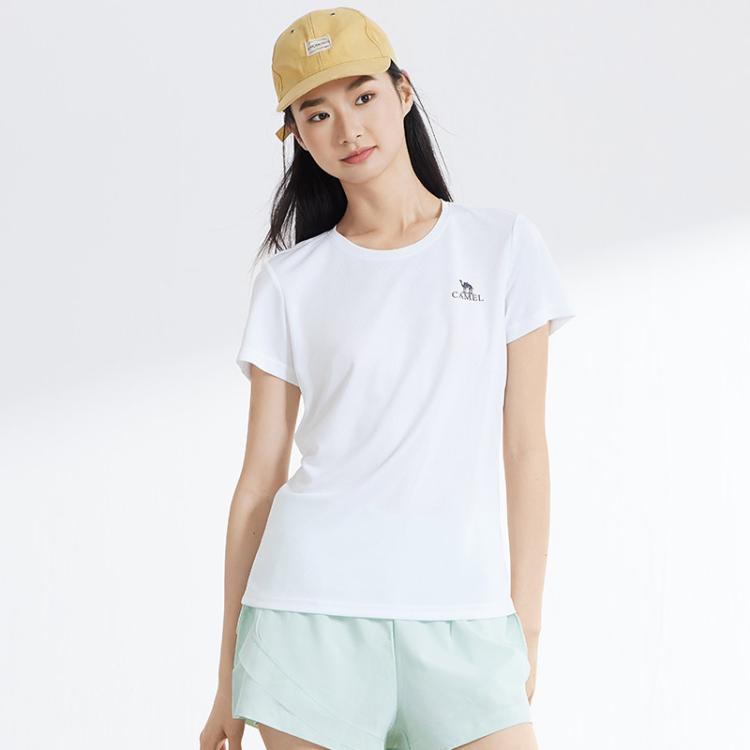 骆驼 【速干】夏季半袖运动健身冰爽透气上衣短袖t恤男士女士情侣款