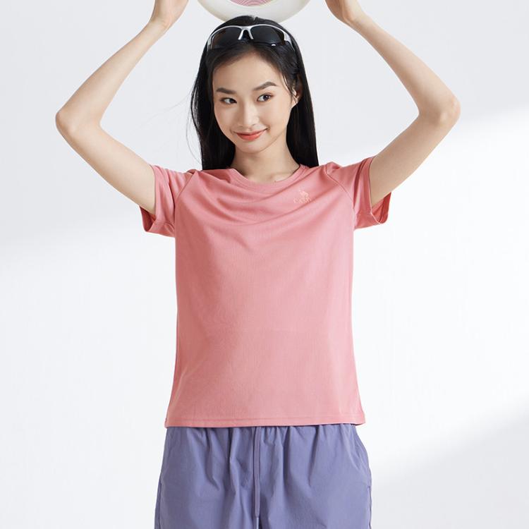 骆驼 【速干】夏季半袖运动健身冰爽透气上衣短袖t恤男士女士情侣款