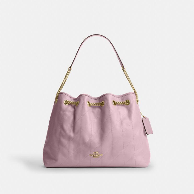 COACH 【全国联保】蔻驰 EVELYN系列绗缝细节单肩托特包