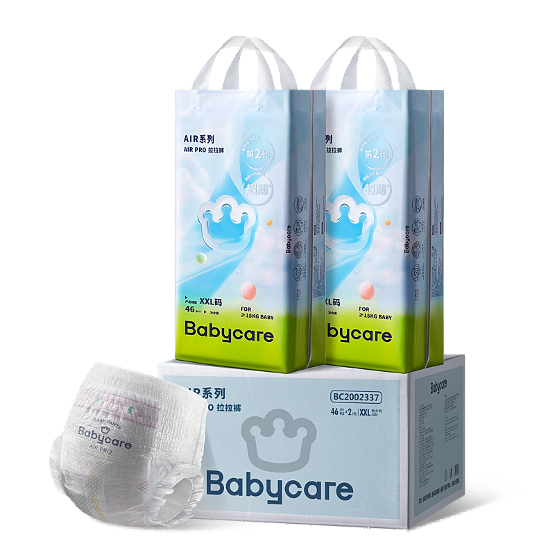 Babycare Air pro �ᱡ͸�������� 2XL 15kg���� 92Ƭ 193Ԫ