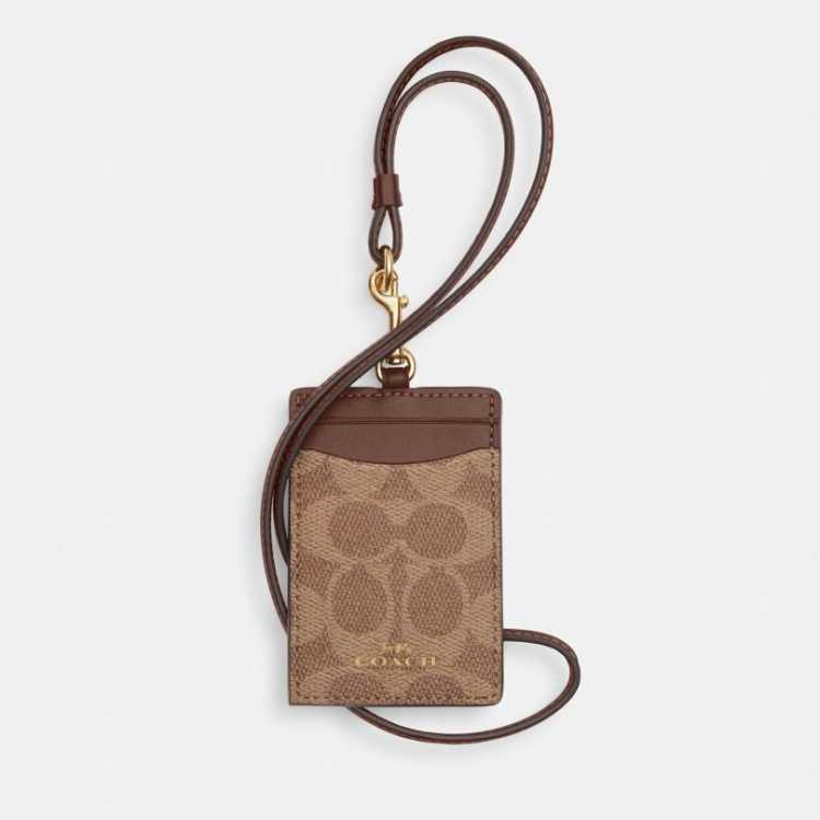 COACH 女士时尚简约百搭便携钱包卡包