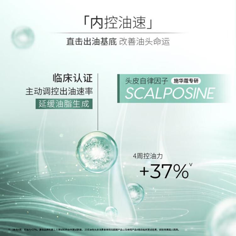 施华蔻 控油/净屑洗发露-试用洗发水控油蓬松柔顺改善毛躁持便捷 图 4