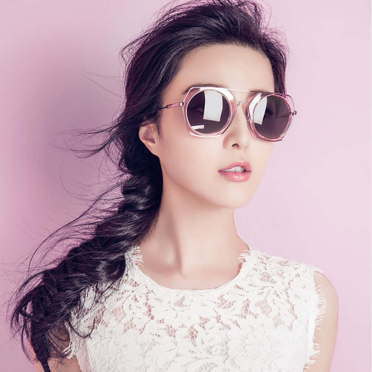 帕莎偏光女款明星同款防晒墨镜