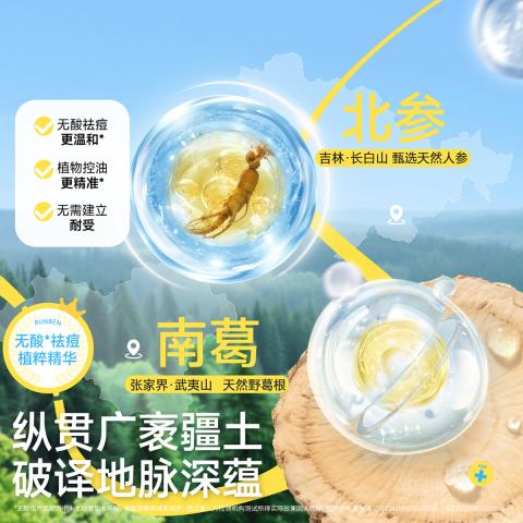 润本 【青少年祛痘护肤套装】控油水乳洗面奶青春期专属面霜补水保湿 图片 6