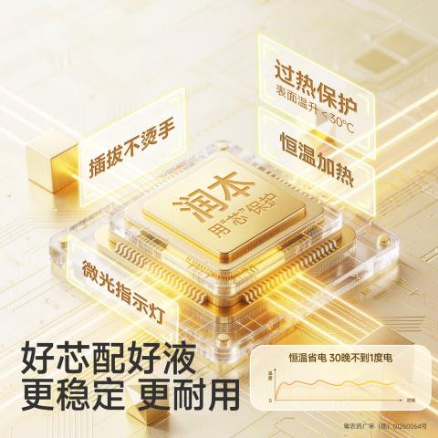润本 【无烟无味】电热蚊香液套装 防蚊液驱蚊液 青少年学生宿舍专用 图片 10