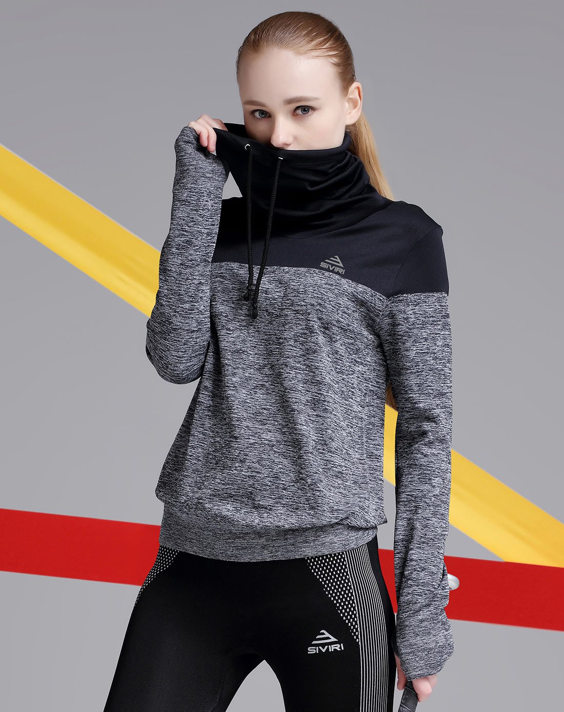 速干透气 女款运动休闲长袖衫 跑步瑜伽健身运动上衣其他颜色