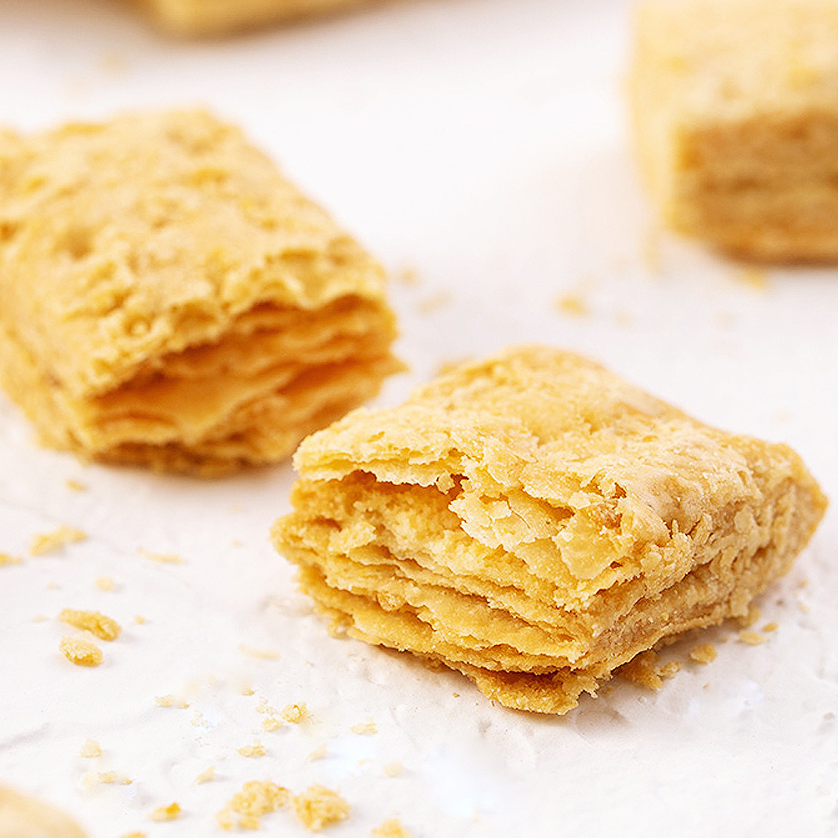 【自营】好乔牌台湾好味道咸蛋黄方块酥430克咸味饼干糕点点心