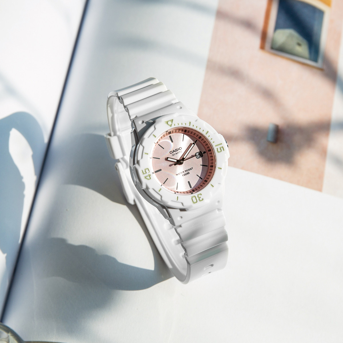 casio卡西欧大众指针系列女士石英表 lrw-200h-4e3 06227 唯品会