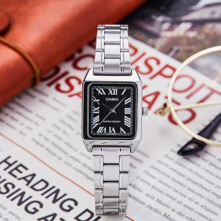 Casio 卡西欧手表女指针系列时尚钢带简约优雅商务石英女士手表