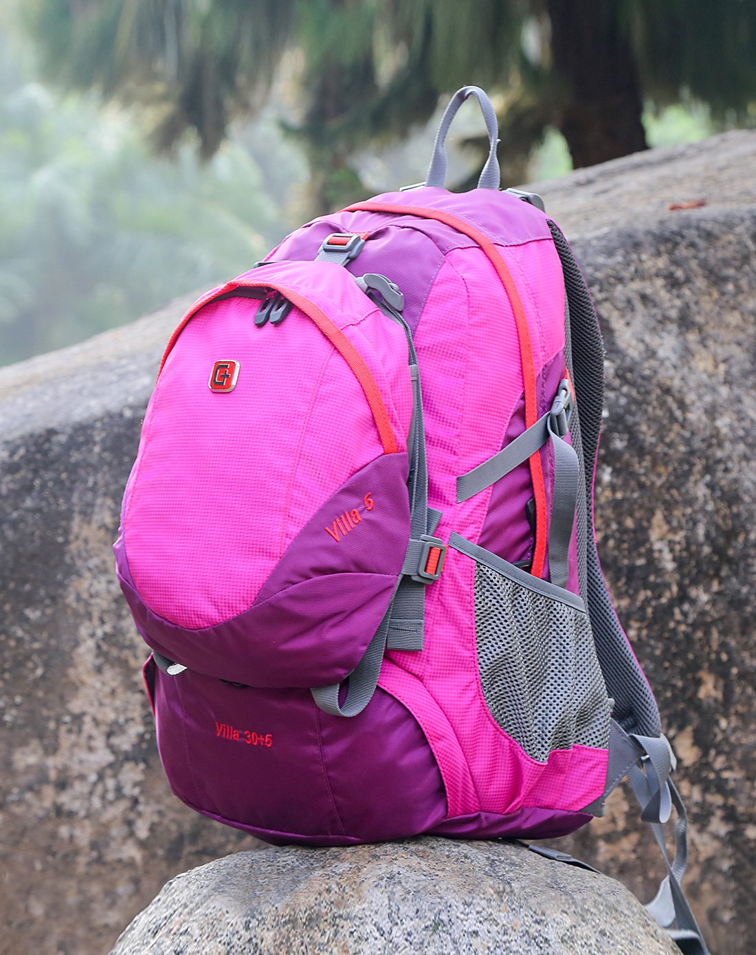 温馨可拆卸亲子包子母双肩包 35升户外徒步旅行包