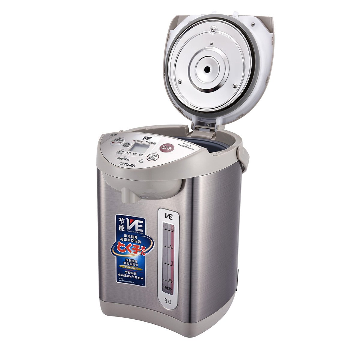 虎牌日本原装进口烧水壶电热水壶家用 pvw-b30c-cu