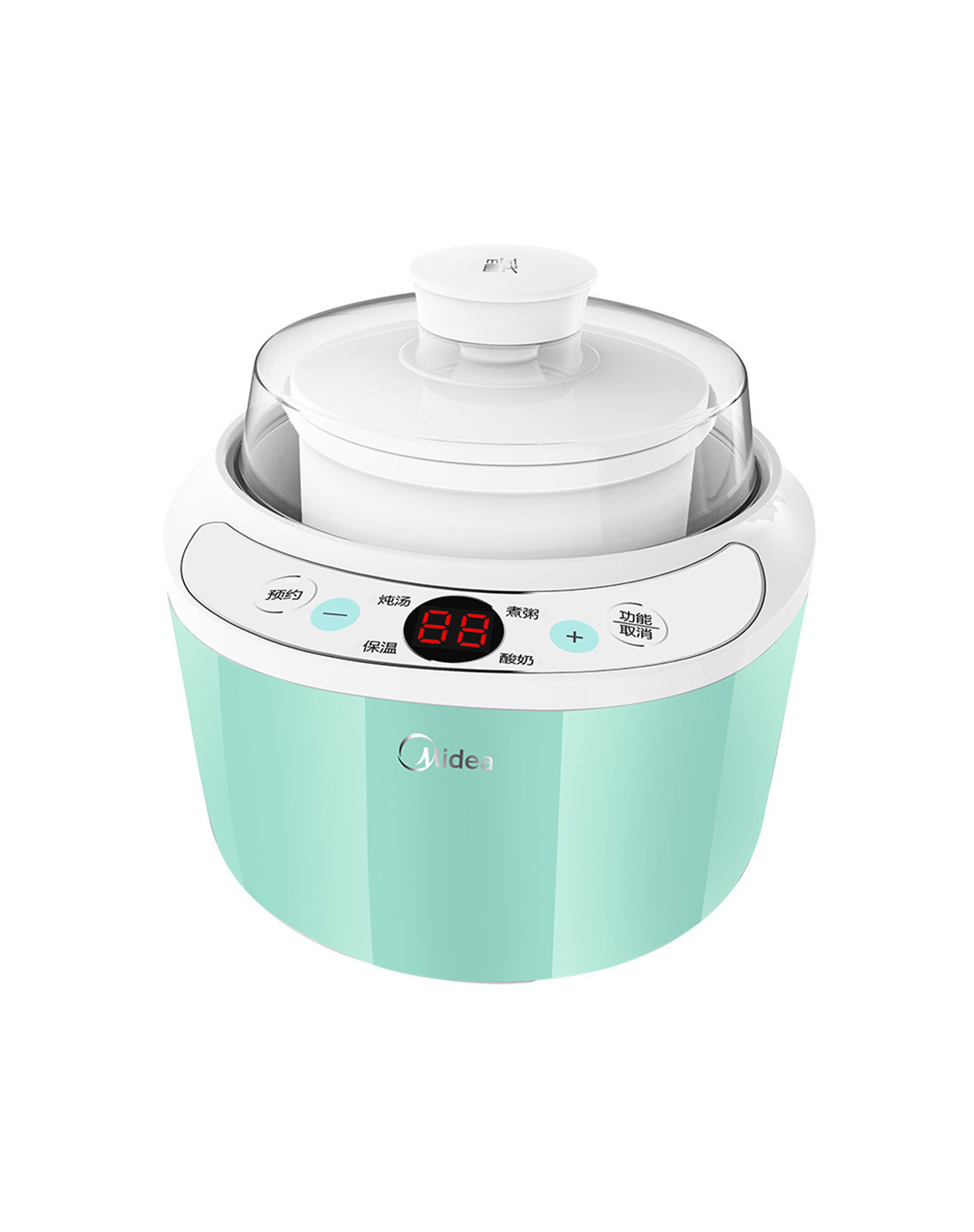 midea/美的wbzs101xl隔水陶瓷煲粥汤迷你全自动电炖盅 电炖锅煮粥煲汤