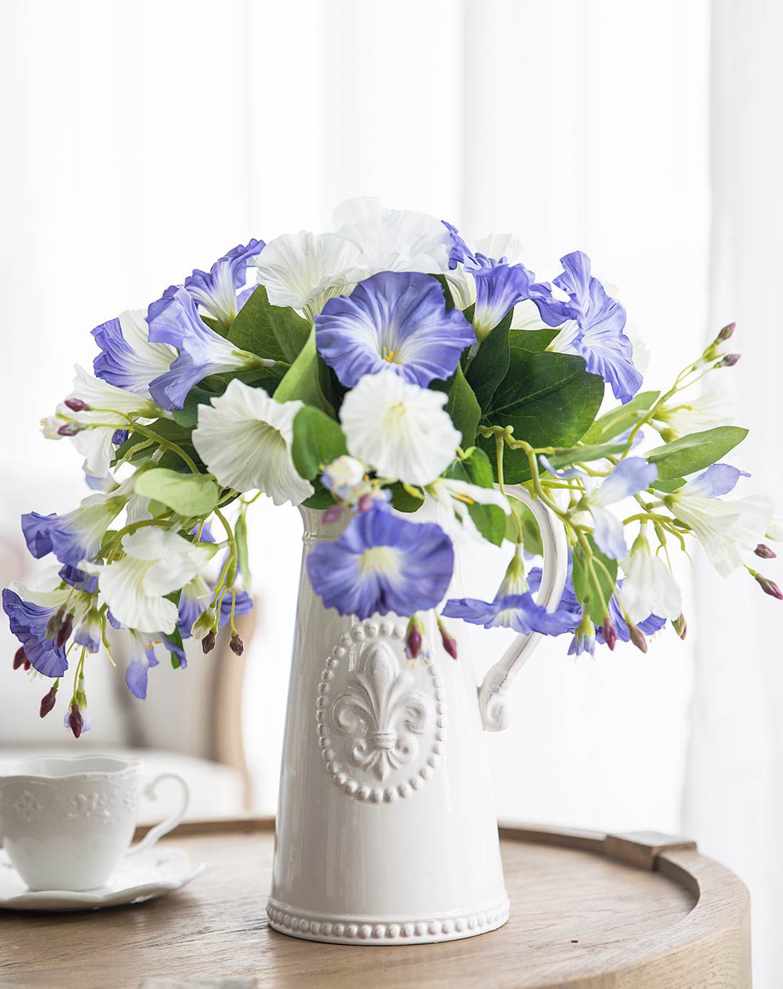 仿真喇叭花花束居家装饰/10支(3色可选)